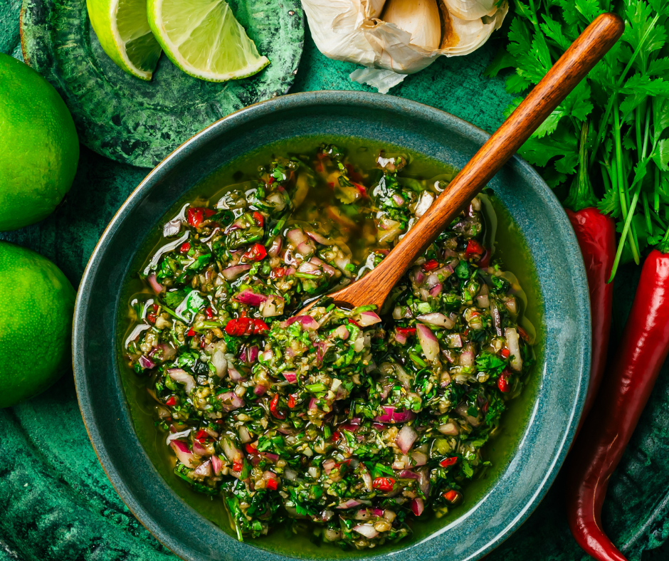 Chimichurri Verde Olive Oil (Whole Chili Fused Olive Oil with All